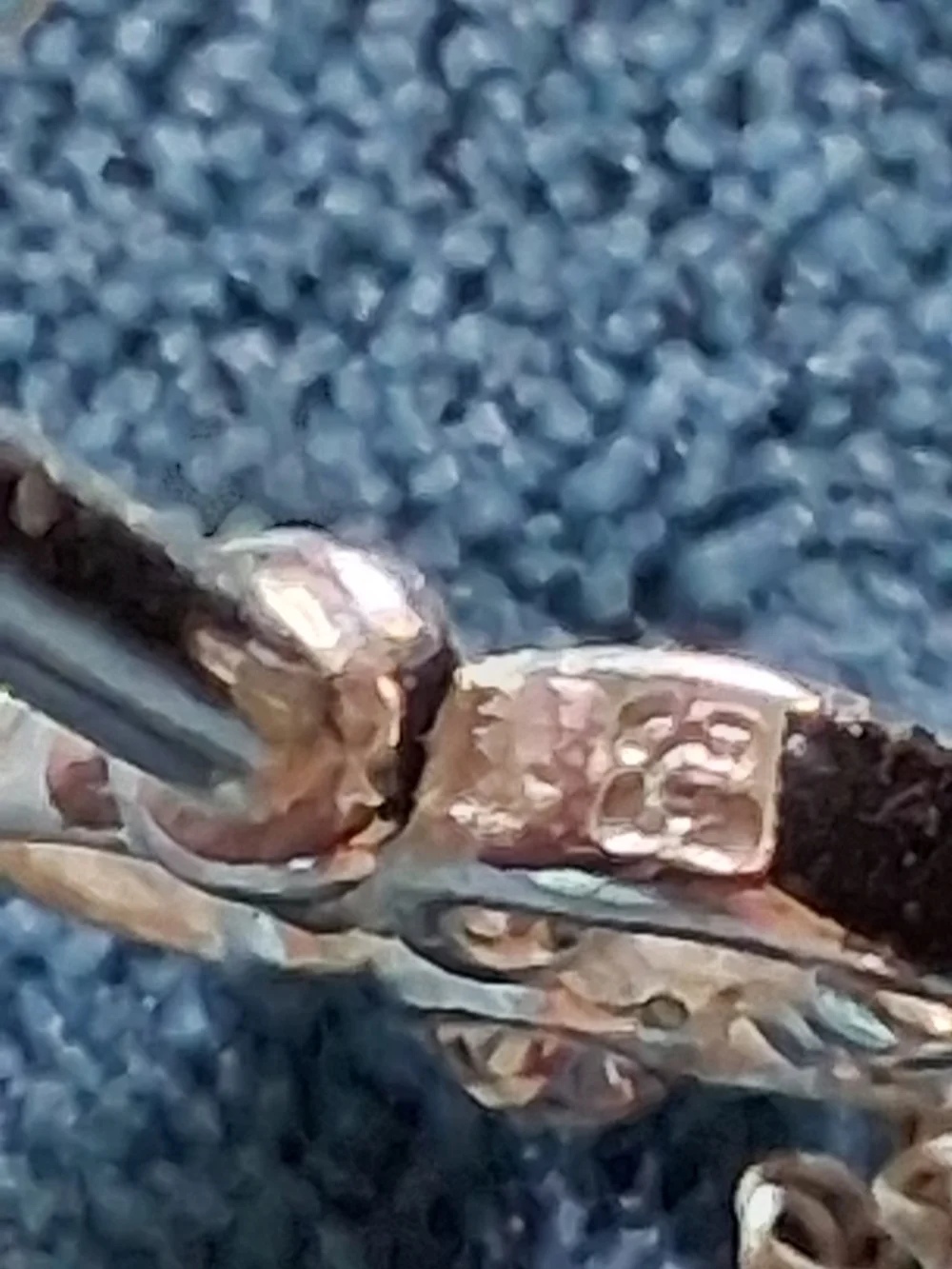 Sterling Silver 925 Crown Key Pendant W Genuine Diamond Center Necklace 22 In - Picture 9 of 14